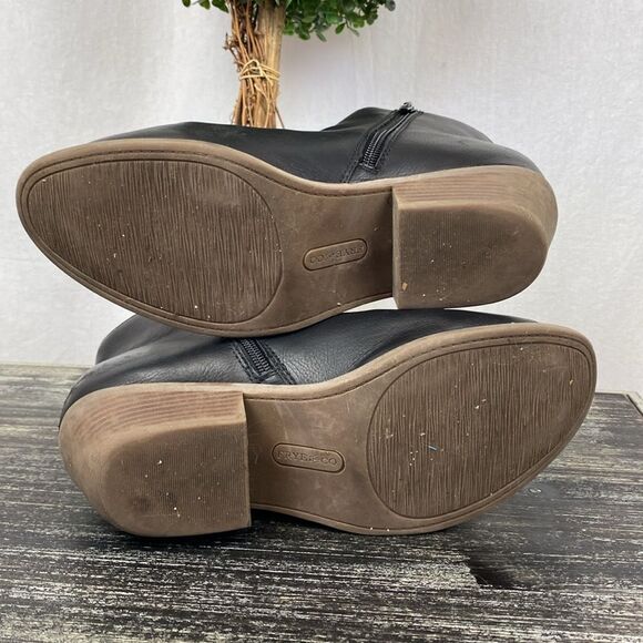 Frye Black Leather Jude Side Zip Ankle Bootie Shoe Boot 11 - Picture 5 of 7